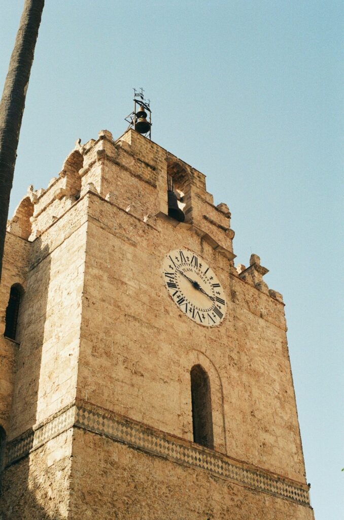 La Torre dell'orologio del Duomo di Monreale